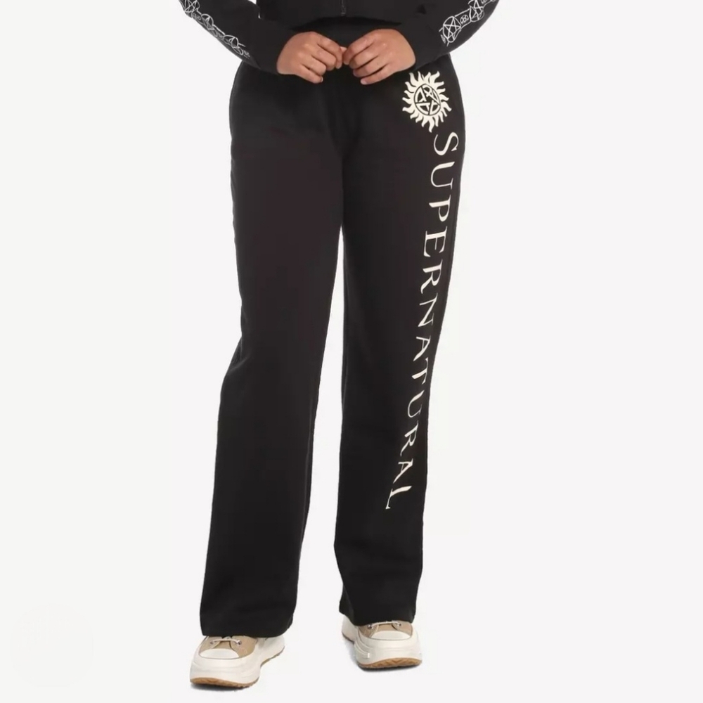 Black Supernatural Graphic Pants - Picture 4 of 4